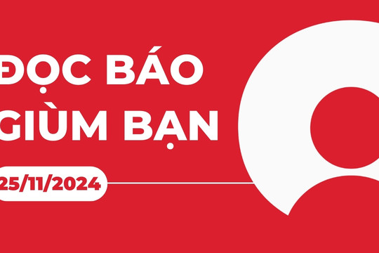 Đọc báo giùm bạn 25/11/2024: Ca sốt xuất huyết TP.HCM tăng liên tục. Hướng dẫn thanh toán tiền BHYT mới nhất từ Bộ Y tế. Việt Nam có loại dược liệu tốt nhất thế giới.