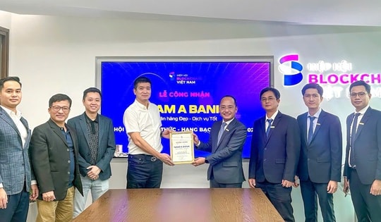 Hiệp hội Blockchain Việt Nam tổ chức lễ công nhận Nam A Bank trở thành hội viên hạng bạch kim