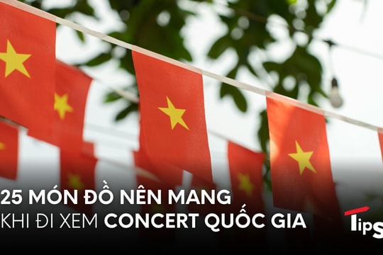 Concert Quốc Gia: 25 món cần thiết bạn nên mang theo