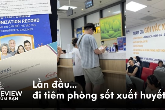 Lần đầu đi tiêm phòng sốt xuất huyết