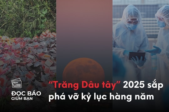 9/6/2025 | Thực phẩm chức năng đổ bỏ bên đường. 'Trăng Dâu tây' 2025 sắp phá vỡ kỷ lục hằng năm. Nhật Bản 'cấm cửa' khách không có bảo hiểm y tế