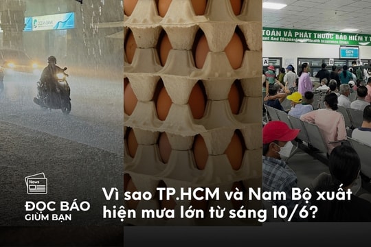 10/6/2025 | Mỹ thu hồi hàng triệu quả trứng do nhiễm khuẩn salmonella. Quyền lợi BHYT được mở rộng.