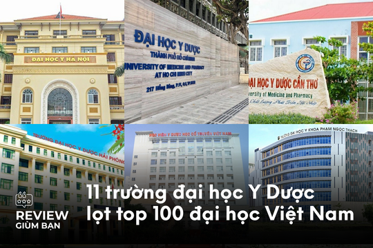 Review 11 Trường Đại Học Y Dược lọt top 100 bảng xếp hạng Việt Nam