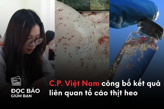 2/7/2025 | C.P. Việt Nam công bố kết quả thịt heo. Điểm chuẩn đại học sẽ giảm mạnh. Sức khỏe Biến rác thải nhựa thành thuốc giảm đau.