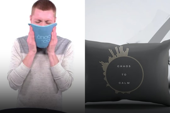 Chiếc gối đặc biệt được thiết kế để bạn có thể la hét thoải mái