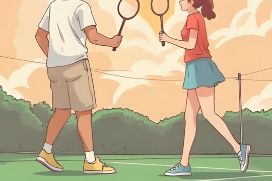 Nghiên cứu: Chơi thể thao đôi dễ nảy sinh tình cảm 'vượt mức đồng đội'