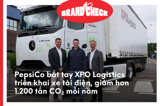Vận tải không phát thải: PepsiCo bắt tay XPO Logistics triển khai xe tải điện, giảm hơn 1.200 tấn CO₂ mỗi năm