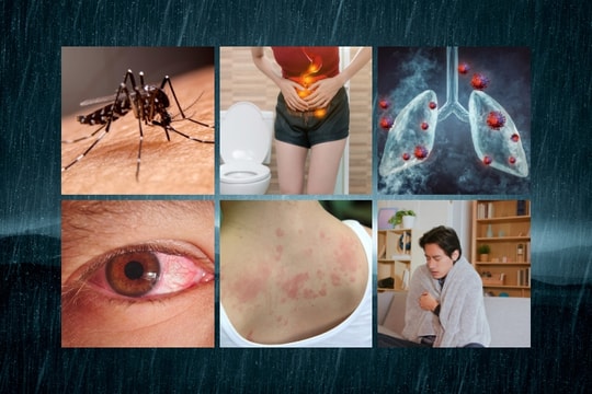 Mùa mưa bão cần chú ý những bệnh thường gặp nào?