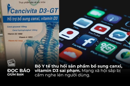 29/7/2025 | Ca sốt xuất huyết nặng tăng mạnh. Bộ Y tế thu hồi sản phẩm bổ sung canxi, vitamin D3 sai phạm.