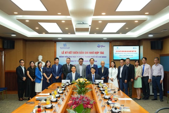 Pfizer và Bệnh viện Đại học Y Dược TP.HCM ký kết Biên bản ghi nhớ để cải thiện chất lượng chăm sóc sức khỏe