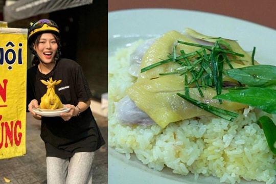 Quán cơm gà ở TPHCM gây sốt vì con gái chủ quán thi "Em xinh say hi"
