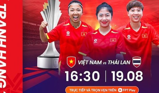 Lịch thi đấu bóng đá hôm nay ngày 19/8 - 20/8: Đội tuyển nữ Việt Nam đấu Thái Lan
