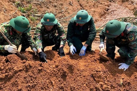 Phát hiện nhiều hài cốt liệt sỹ khi tìm kiếm tại chiến trường Khe Sanh