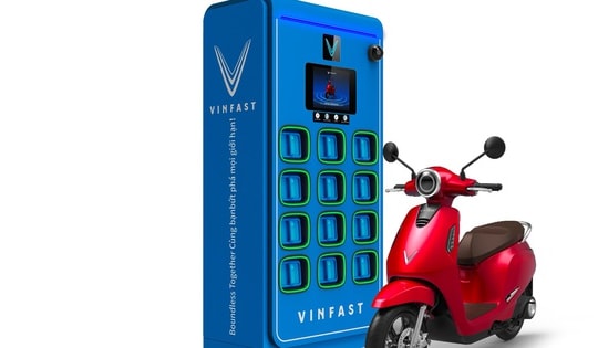 VinFast lắp 50.000 trạm đổi pin xe máy điện, chỉ 9.000 đồng 1 lần đổi
