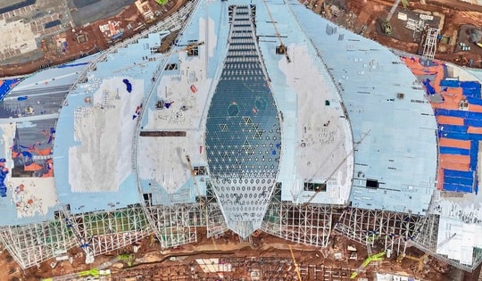 Gần 14.000 nhân lực thi công xuyên lễ 2-9 trên “đại công trường” sân bay Long Thành