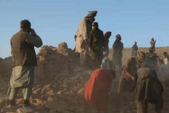 Động đất 6 độ Richter khiến 250 người thiệt mạng ở Afghanistan