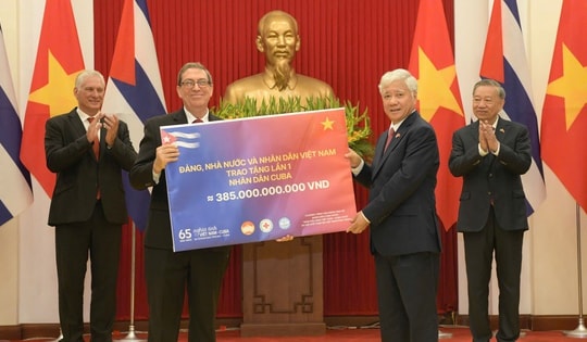 Đã ghi nhận 1,94 triệu lượt ủng hộ nhân dân Cuba