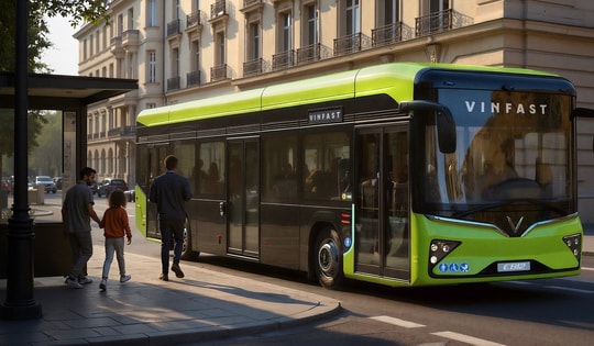 VinFast electric buses are coming to Europe