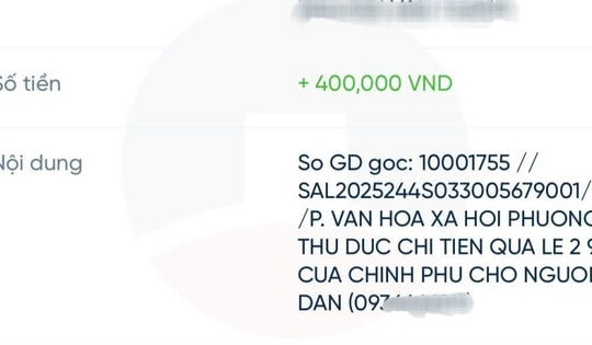 Nhiều ngân hàng chi trả hơn 1.100 tỉ đồng quà tặng 100.000 đồng cho người dân