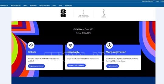 Giá vé World Cup 2026 dao động từ 60 - 6.710 USD