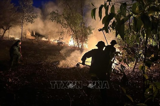 Dập tắt vụ cháy rừng ở Huế, phát hiện thi thể một người đàn ông