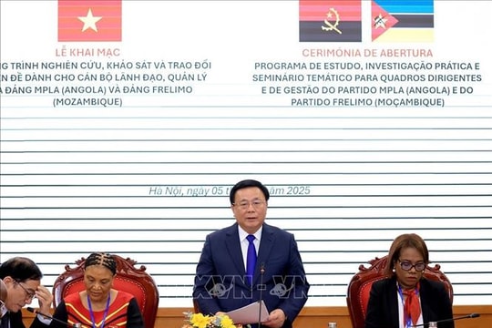 Khảo sát, trao đổi chuyên đề dành cho cán bộ lãnh đạo, quản lý của Angola, Mozambique