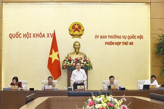 Khai mạc Phiên họp thứ 49 của Ủy ban Thường vụ Quốc hội