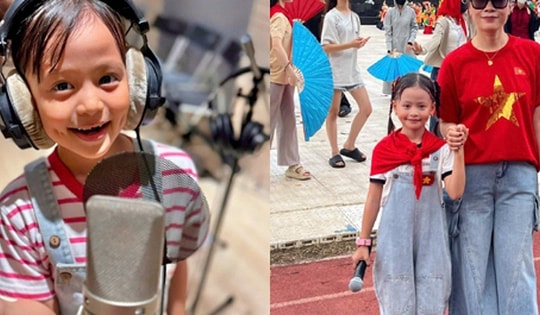 Gia thế của bé gái 7 tuổi hát cùng Mỹ Tâm ở Quảng trường Ba Đình sáng 2/9