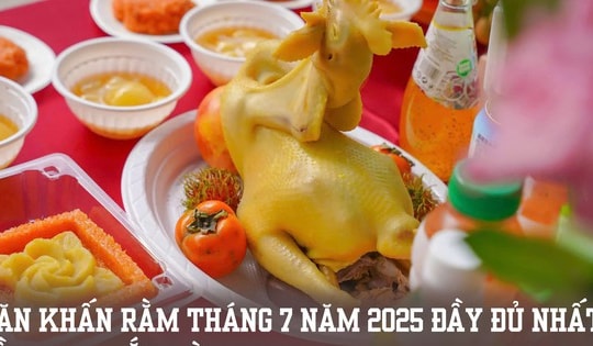 Văn khấn Rằm tháng 7 âm lịch chi tiết nhất cầu may mắn, bình an