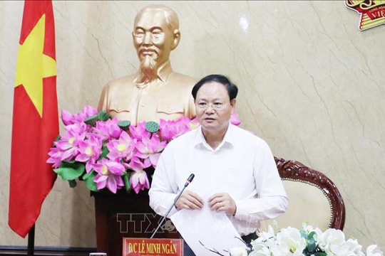 Ông Lê Minh Ngân giữ chức Phó Bí thư Thường trực Tỉnh ủy Lai Châu