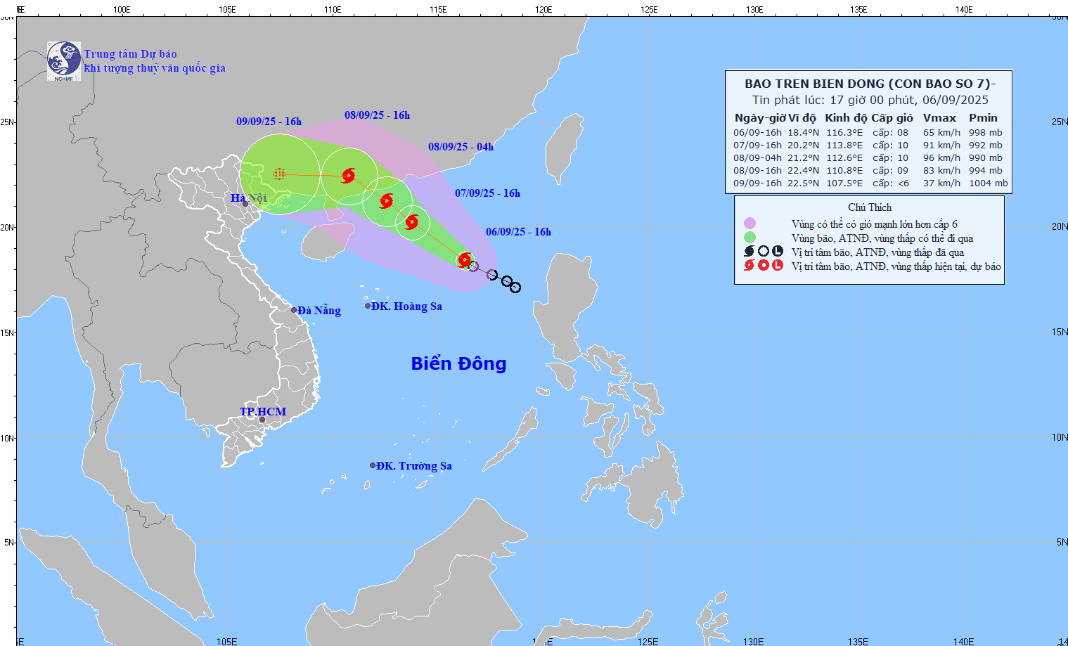 Từ Quảng Ninh đến Đắk Lắk chủ động ứng phó với bão số 7