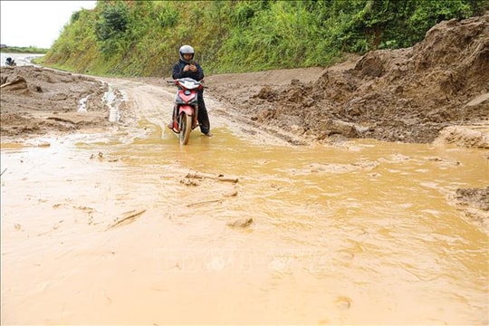 Vùng núi và trung du Bắc Bộ có khả năng xảy ra mưa lớn diện rộng