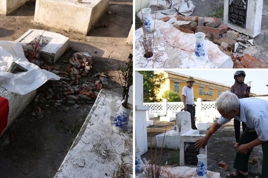 Sở Nội vụ tỉnh Phú Thọ thông tin về vụ mộ liệt sỹ ở nghĩa trang bị đục phá