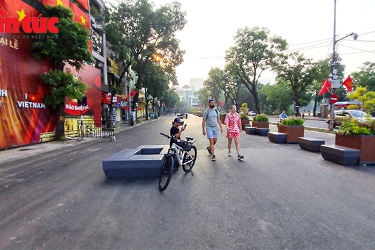 Diện mạo mới của Quảng trường Đông Kinh Nghĩa Thục sau dỡ bỏ tòa nhà Hàm Cá Mập