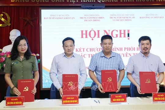 Đẩy mạnh phối hợp công tác thông tin, tuyên truyền giữa tỉnh Hưng Yên và Thông tấn xã Việt Nam