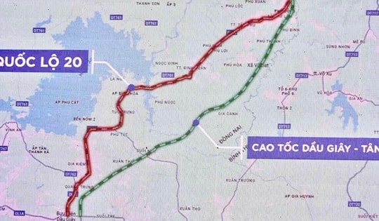 “Chốt” ngày bàn giao mặt bằng dự án đường cao tốc Dầu Giây - Tân Phú, thời gian thi công 24 tháng