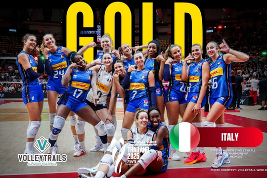 Đội tuyển Italy xứng danh ngôi "vương hậu” bóng chuyền nữ thế giới