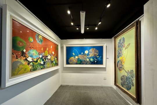 Sơn mài và cảm hứng Phật giáo trong triển lãm 'Tái Sinh'