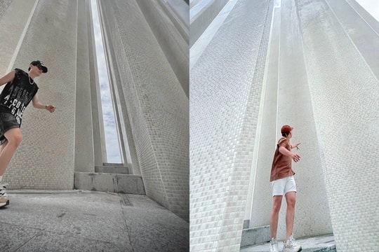 Trào lưu check-in bên trong tháp Tam Thắng ở TPHCM gây sốt mạng