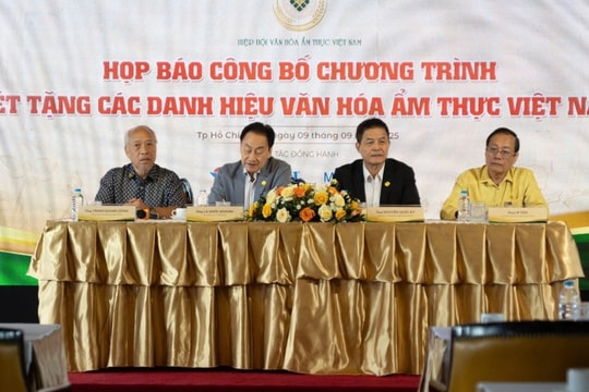 Lần đầu tiên vinh danh Nghệ nhân Văn hóa Ẩm thực Việt Nam