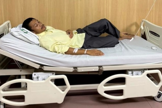 Diễn viên Phương Nam vai Tạ phim 'Mưa đỏ' nhập viện