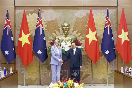 Chủ tịch Quốc hội Trần Thanh Mẫn hội kiến Toàn quyền Australia Sam Mostyn