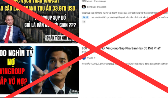 Hơn 50 kênh mạng xã hội gỡ bỏ nội dung bịa đặt về Vingroup