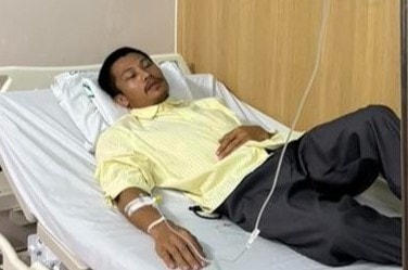 Tạ của 'Mưa đỏ' nhập viện