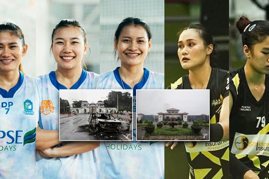 VĐV bóng chuyền Thái Lan mắc kẹt ở Nepal, kêu cứu sau khi thoát chết