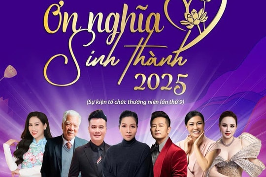 Mỹ Linh, Phương Thanh, Bằng Kiều góp mặt trong 'Ơn nghĩa sinh thành 2025'