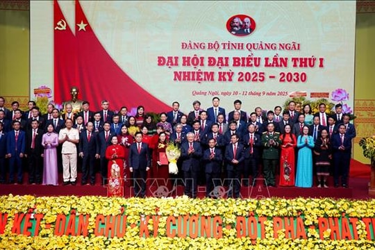 Khai mạc Đại hội Đại biểu Đảng bộ tỉnh Quảng Ngãi lần thứ I