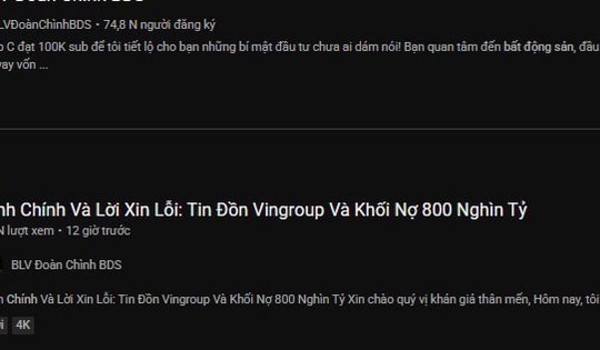 65 kênh mạng xã hội gỡ bỏ nội dung sau khi Vingroup công bố khởi kiện