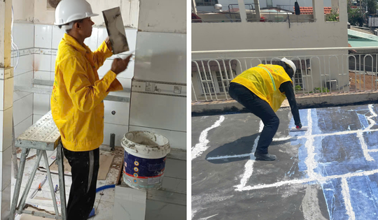 Chống thấm sai cách, nhà xuống cấp nhanh chóng