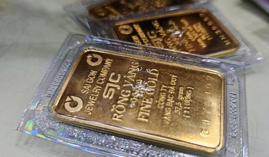 Chiều 11-9, giá vàng miếng SJC giảm mạnh